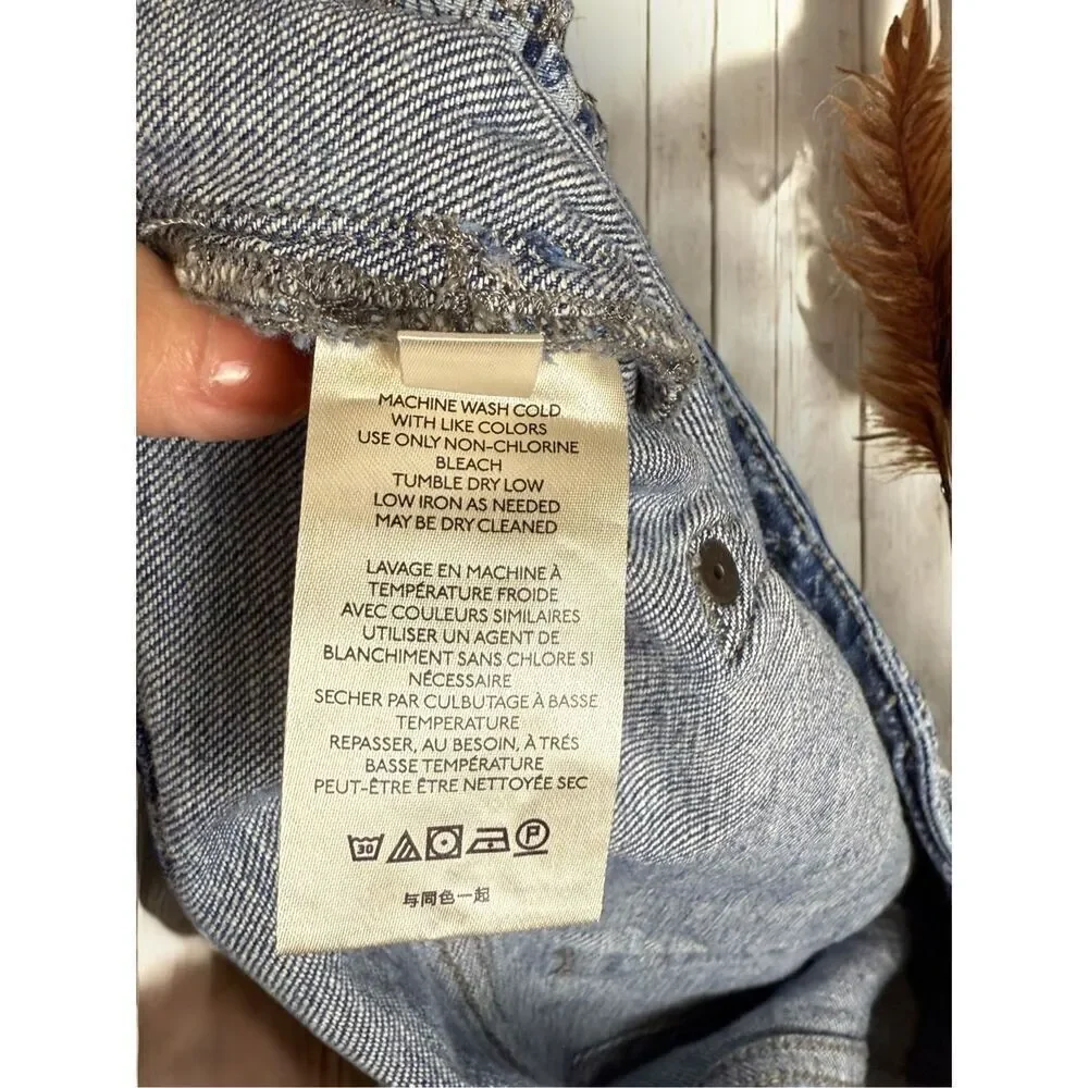 Anthropologie Pilcro Paisley Floral Printed High Rise Trouser Bootcut Buttonfly - Picture 8 of 14